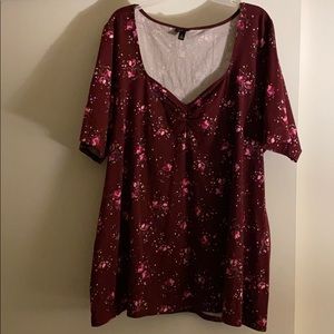 Torrid Floral shirt